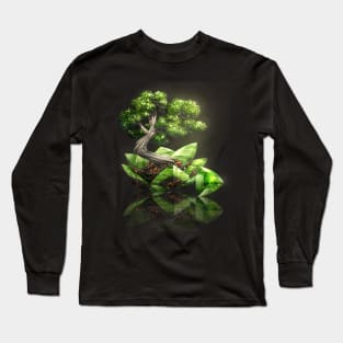 Fantasy Birthstone, August, Peridot Long Sleeve T-Shirt